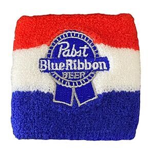 Pabst Blue Ribbon Wristband New Tennis Sportswear Pickleball Performance